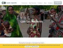 Tablet Screenshot of mundocooperante.org